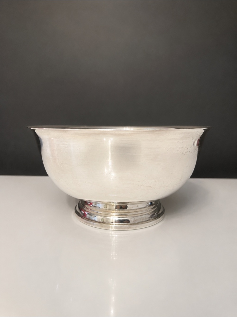 Webster Wilcox International Silver Co. Bowl 33679 Pedestal 9" Diam. 4.5" High